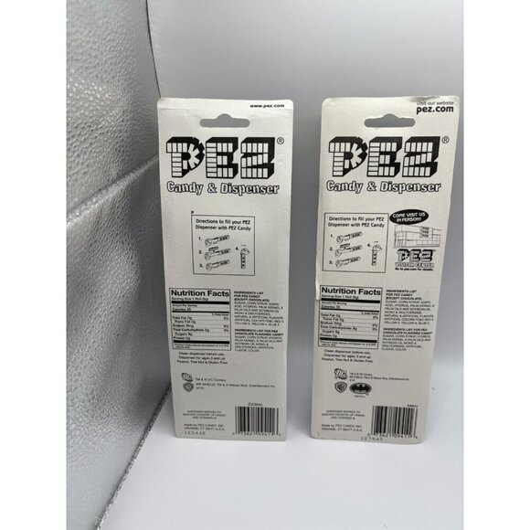 DC Comics Justice League Batman and Cat Woman PEZ Dispensers NIP - Picture 2 of 3